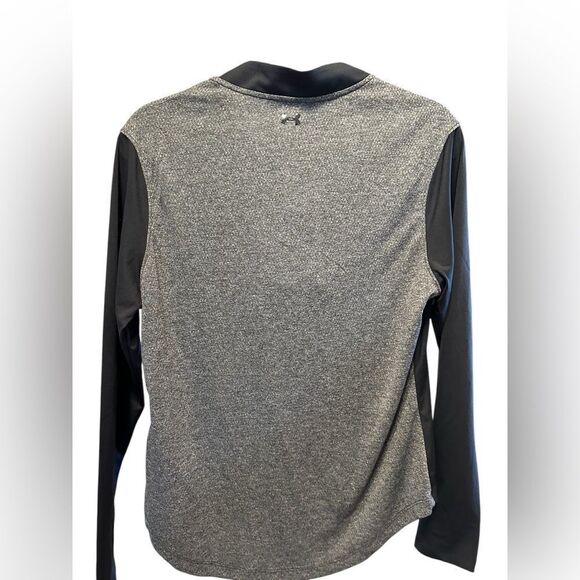 NWT Under Armour Women’s Black Athletic Half Zip Pull Over Shirt Jacket - Size L - Picture 3 of 6